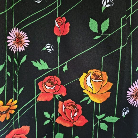 Size S Maxi Skirt in Vintage Fabric NWT - Picture 5 of 6